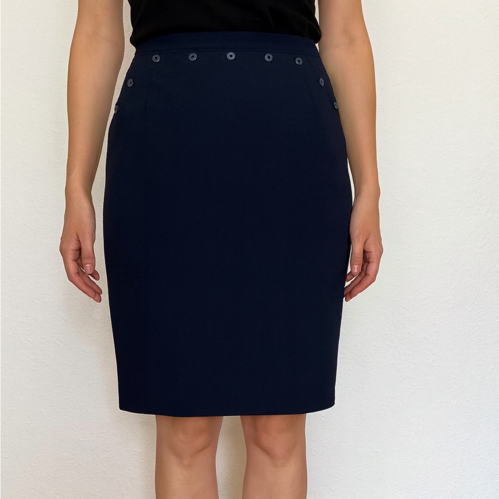 Ralph Lauren Dark Blue Pencil Skirt
